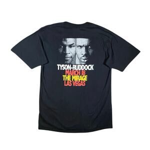 Vintage 90s Tyson VS. Ruddock The Mirage Las Vegas Shirt - XL